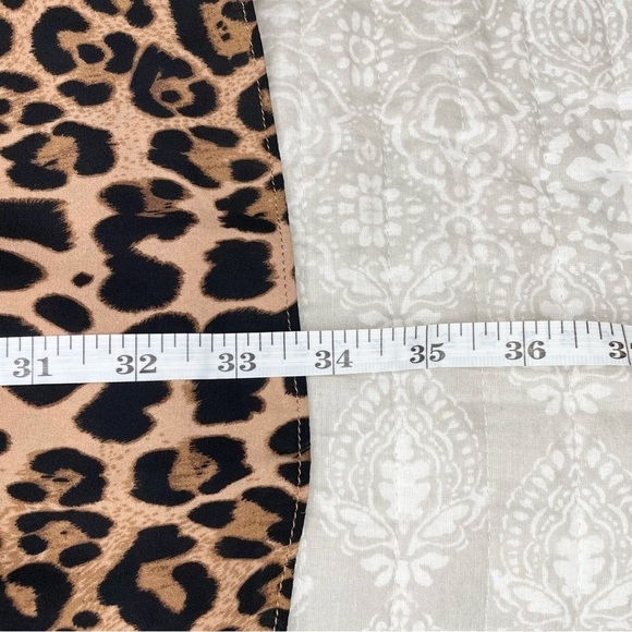 Dress The Population Dahlia Leopard Print Long Sleeve Shift Dress XS NWT - Picture 16 of 16